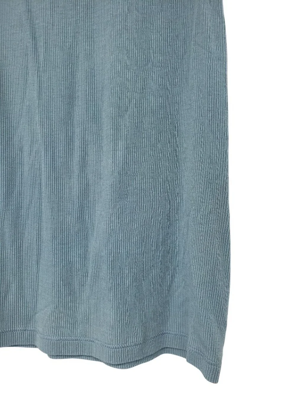 All Saints Light Blue Ribbed Tank Top Rink Tank US 6 Allsaints - Picture 2 of 11
